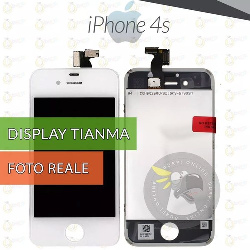 Display tianma apple - iphone, 4s